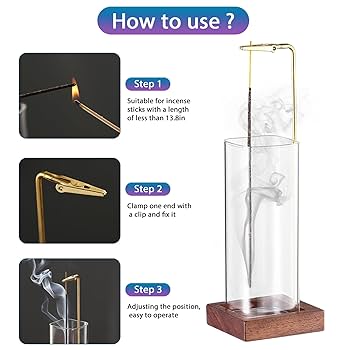 Amazon.com: Upside Down Incense Holder- Anti-Ash Flying